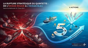 Strategie Ocean Bleu vs Ocean Rouge par W Chan Kim - Concept Hors des sentiers battus Quintette du Terroir